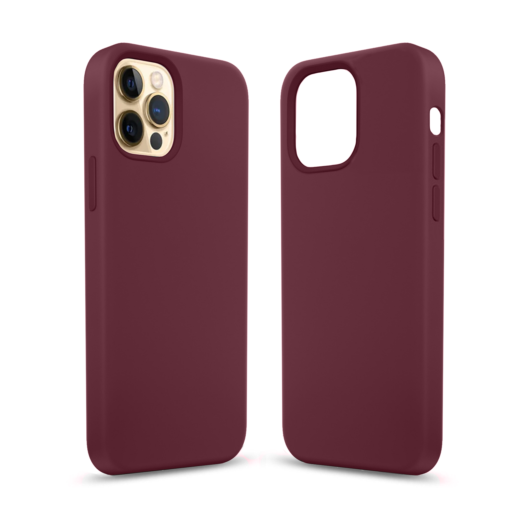 Чехол для смартфона MakeFuture Premium Silicone Apple iPhone 12 Pro Max Plum (MCLP-AI12PMPL) - Фото 1