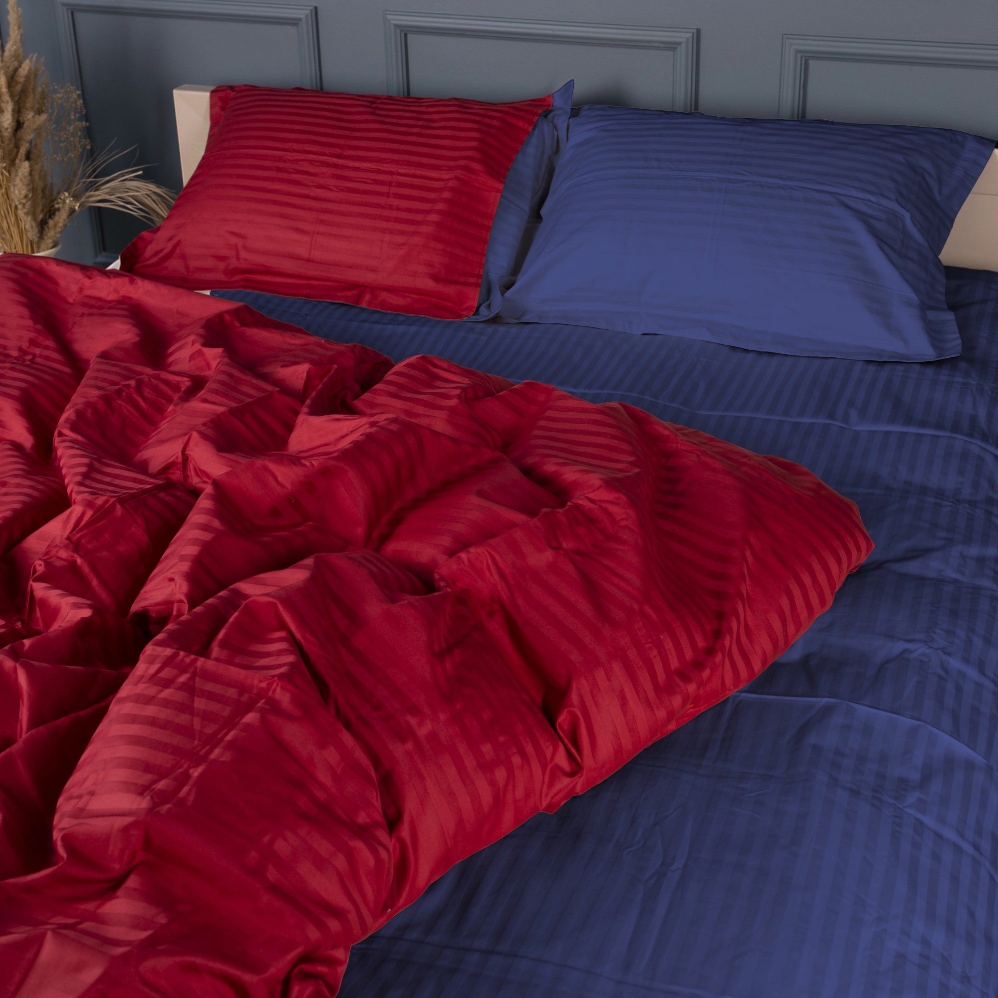 Комплект постільної білизни дитячий MirSon Satin Stripe 30-0018 + 30-0019 Mardin 110х140 (2200005247358) - Фото 1