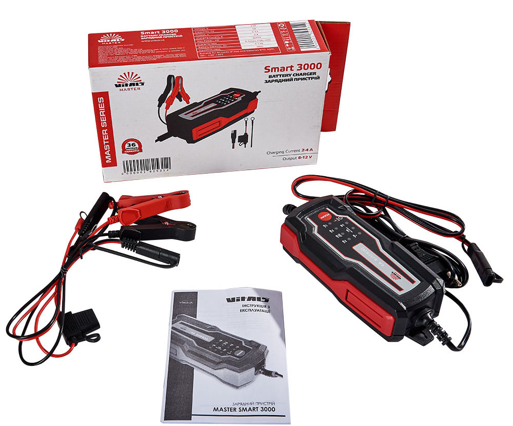 Зарядний пристрій для авто VITALS Master Smart 3000 - Фото 1