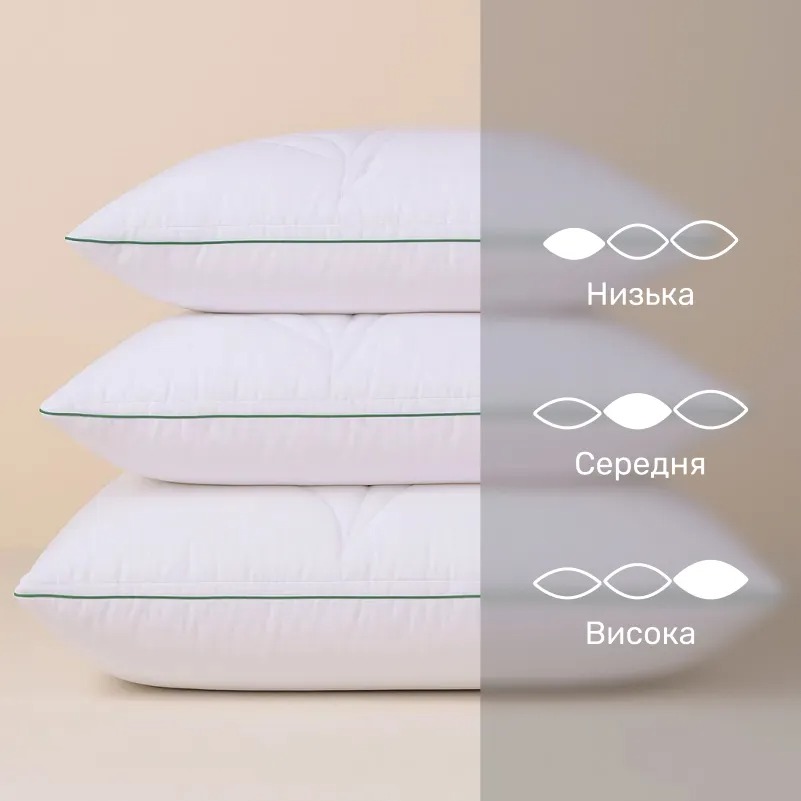 Подушка стандартная MirSon №511 Marzello Collection Tencel средняя 40x60 см (2200012228906) - Фото 1