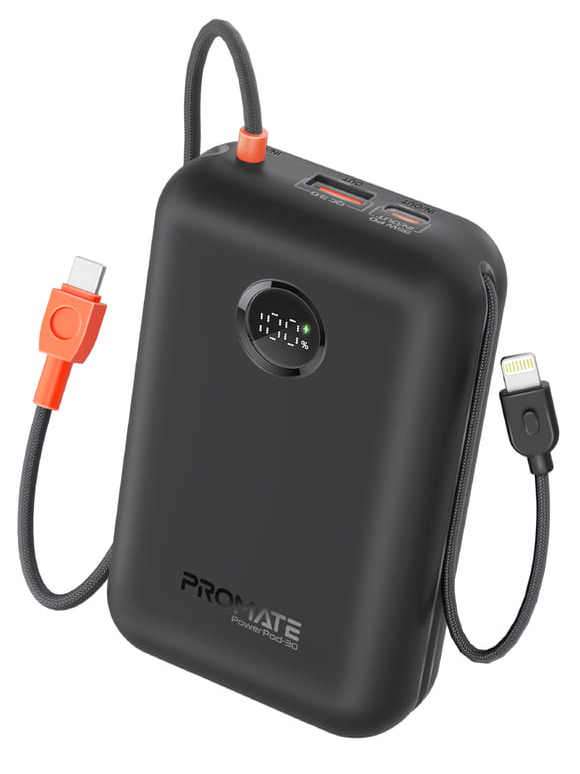 Батарея мобильная Promate 30000mAh (powerpod-30.black) - Фото 1