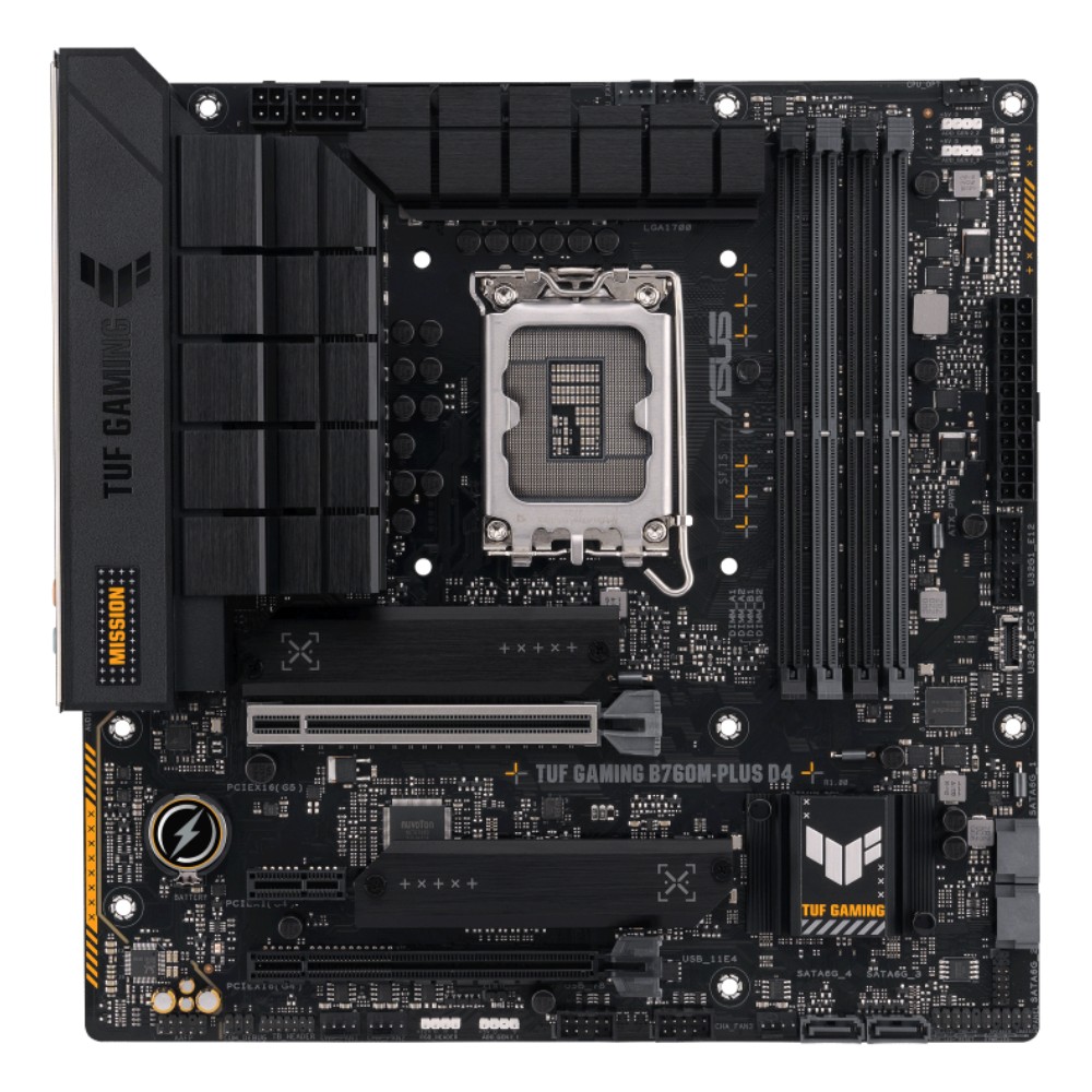 Материнская плата Asus TUF GAMING B760M-PLUS D4 - Фото 1