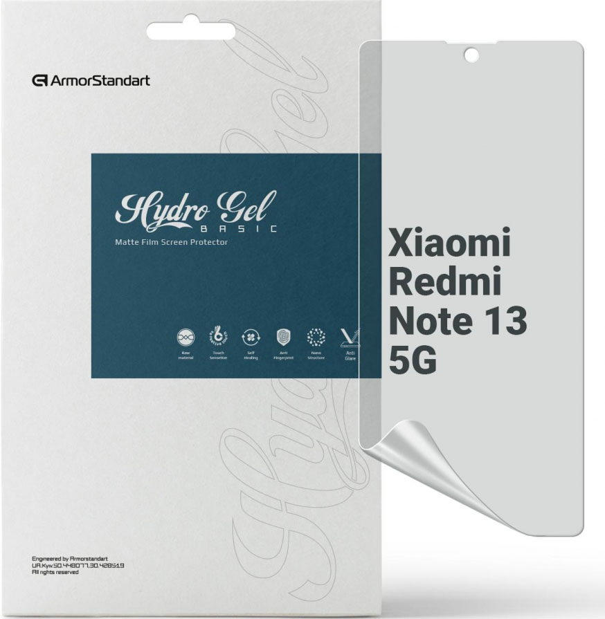 Защитная пленка для смартфона Armorstandart Matte for Xiaomi Redmi Note 13 5G (ARM71871) - Фото 1