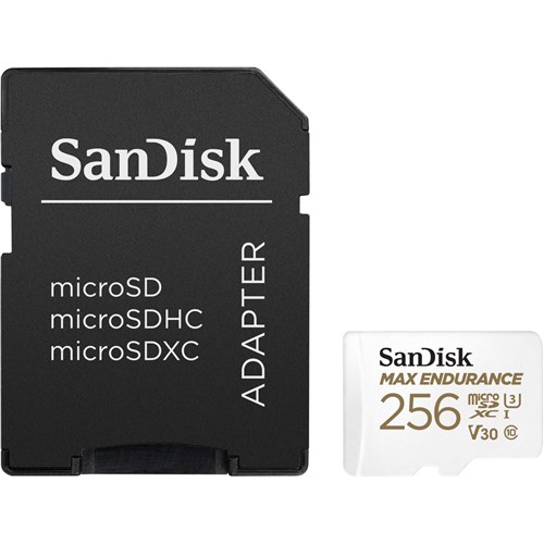 Карта памяти SanDisk Max Endurance microSDXC 256GB + SD Adapter (SDSQQVR-256G-GN6IA) - Фото 1