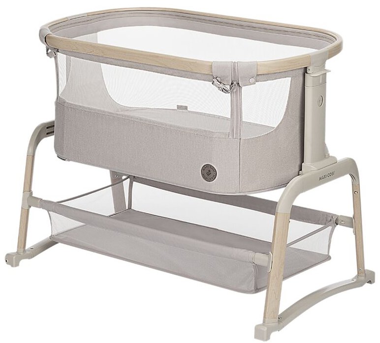 Кроватка детская прямоугольная Maxi-Cosi Iora Air Classic Beige Eco - Фото 1