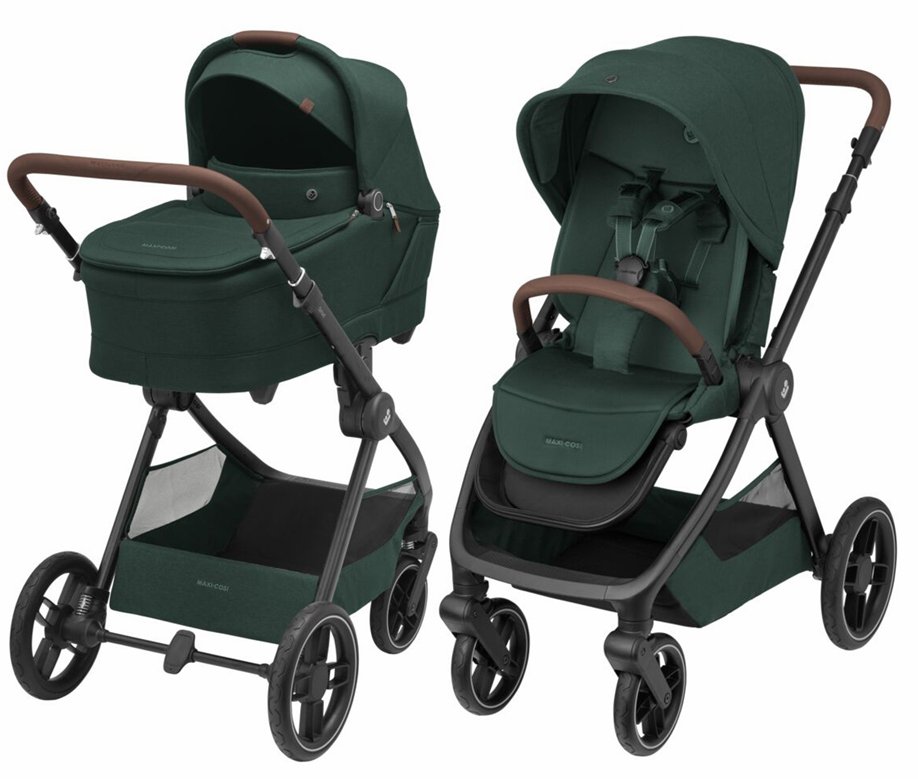 Коляска универсальная 2 в 1 Maxi-Cosi Oxford+ Twillic Green - Фото 1