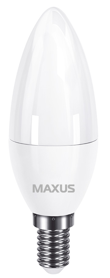 Лампочка світлодіодна Maxus C37 5W 3000K 220V E14 (1-LED-731) - Фото 1