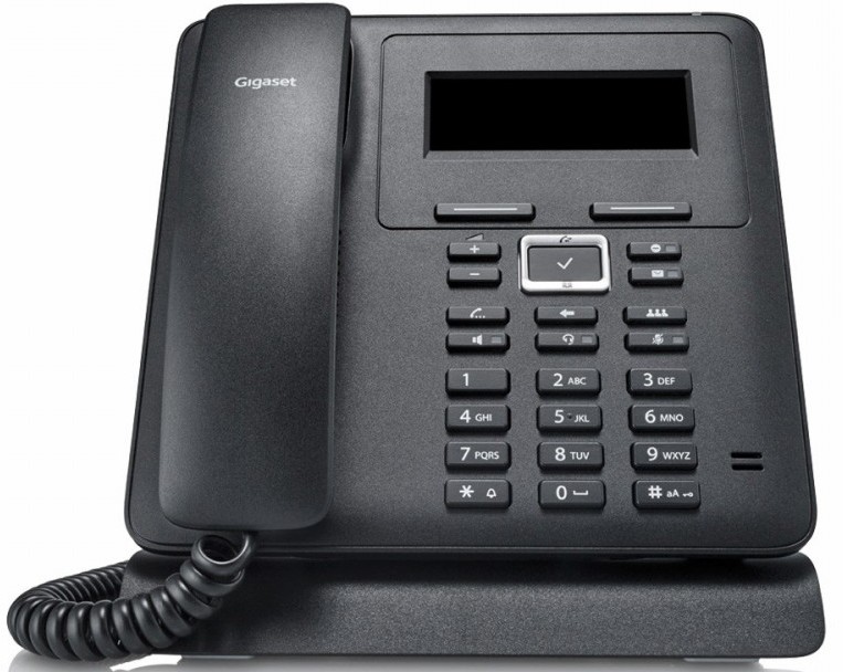 Телефон беспроводной Gigaset MAXWELL BASIC IM BLACK (S30853H4002R101) - Фото 1