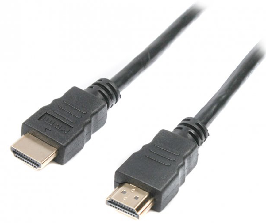 Кабель HDMI Maxxter HDMI-HDMI M/M v1.4 1.8m Black (VB-HDMI4-6) - Фото 1
