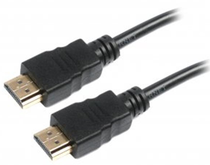 Кабель HDMI Maxxter HDMI - HDMI V.1.4 0.5m (V-HDMI4-0.5M) - Фото 1