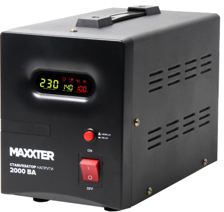 Стабилизатор напряжения Maxxter MX-AVR-S2000-01 - Фото 1