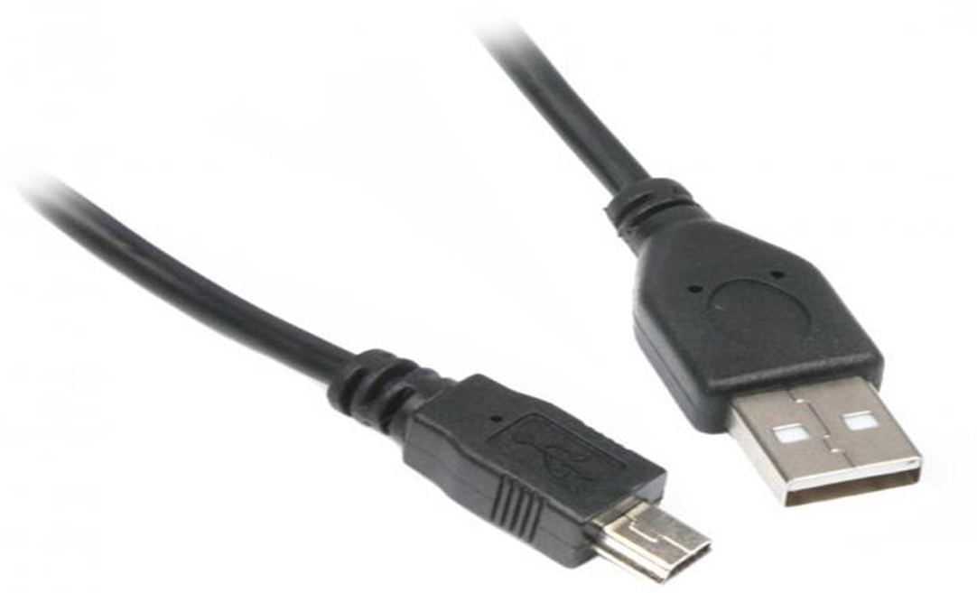 Кабель USB - miniUSB Maxxter USB 2.0 AM - mini USB B 1.8m (U-AM5P-6) - Фото 1