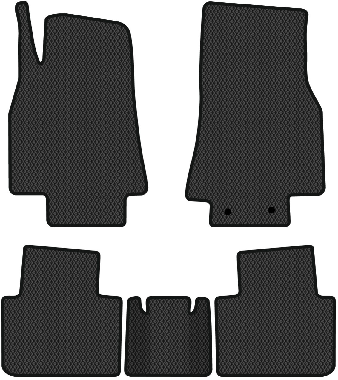 EVA коврики в салон авто EVAtech для B-Class (W245) Mercedes-Benz 2005-2011 1 поколение Htb Japan MB11479C5MS2RBB - Фото 1