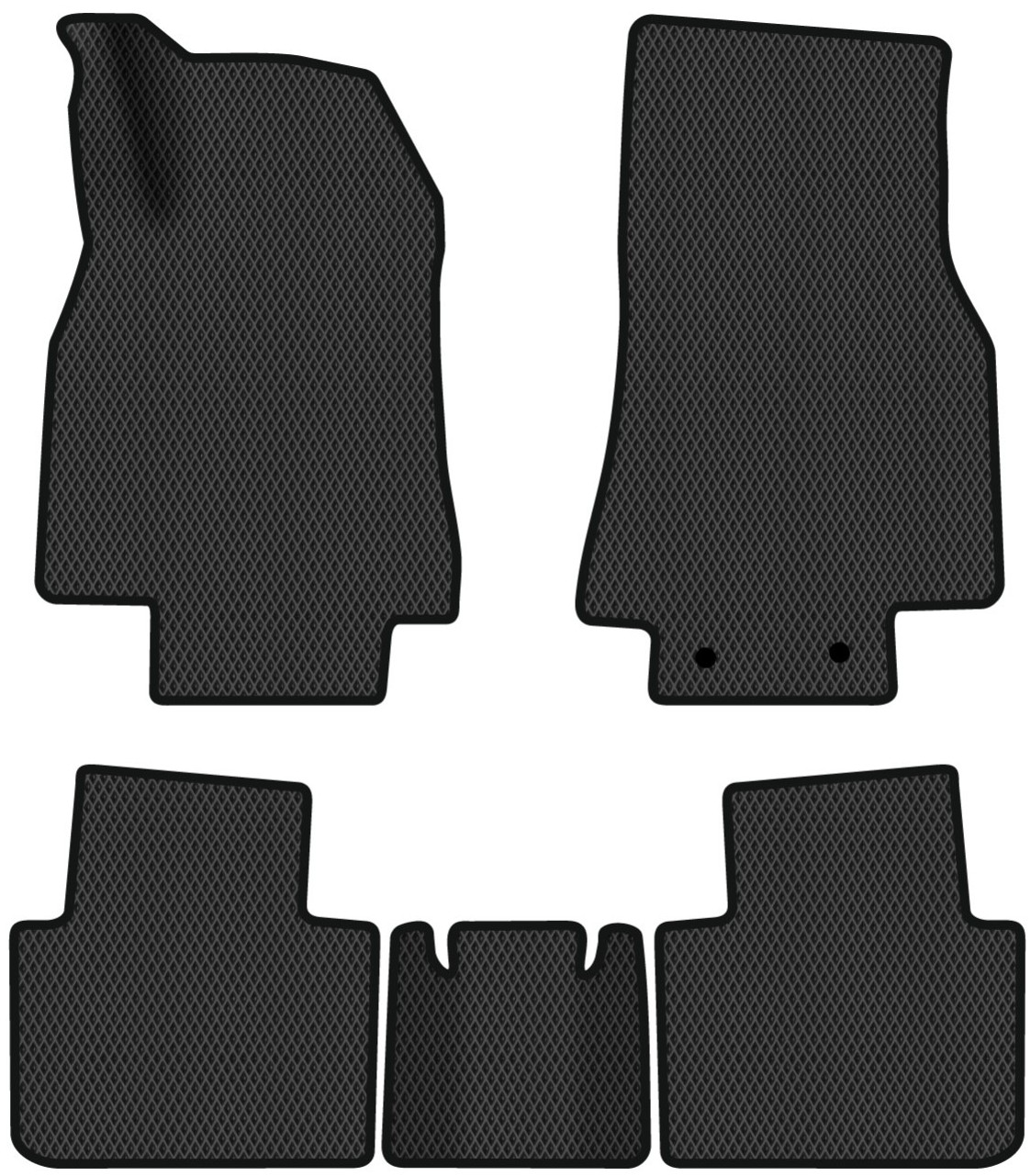 EVA коврики в салон авто EVAtech для B-Class (W245) Mercedes-Benz 2005-2011 1 поколение Htb Japan MB11479CD5MS2RBB - Фото 1