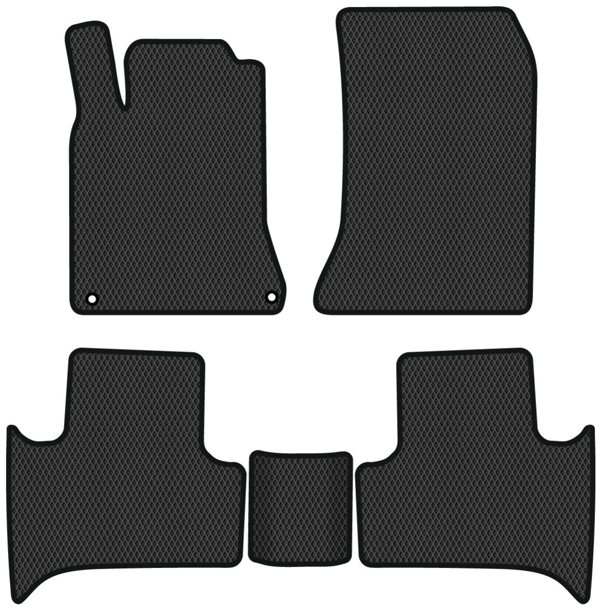 EVA коврики в салон авто EVAtech для B-Class (W246) Electric Mercedes-Benz 2011-2018 2 поколение Htb EU MB1676C5RBB - Фото 1