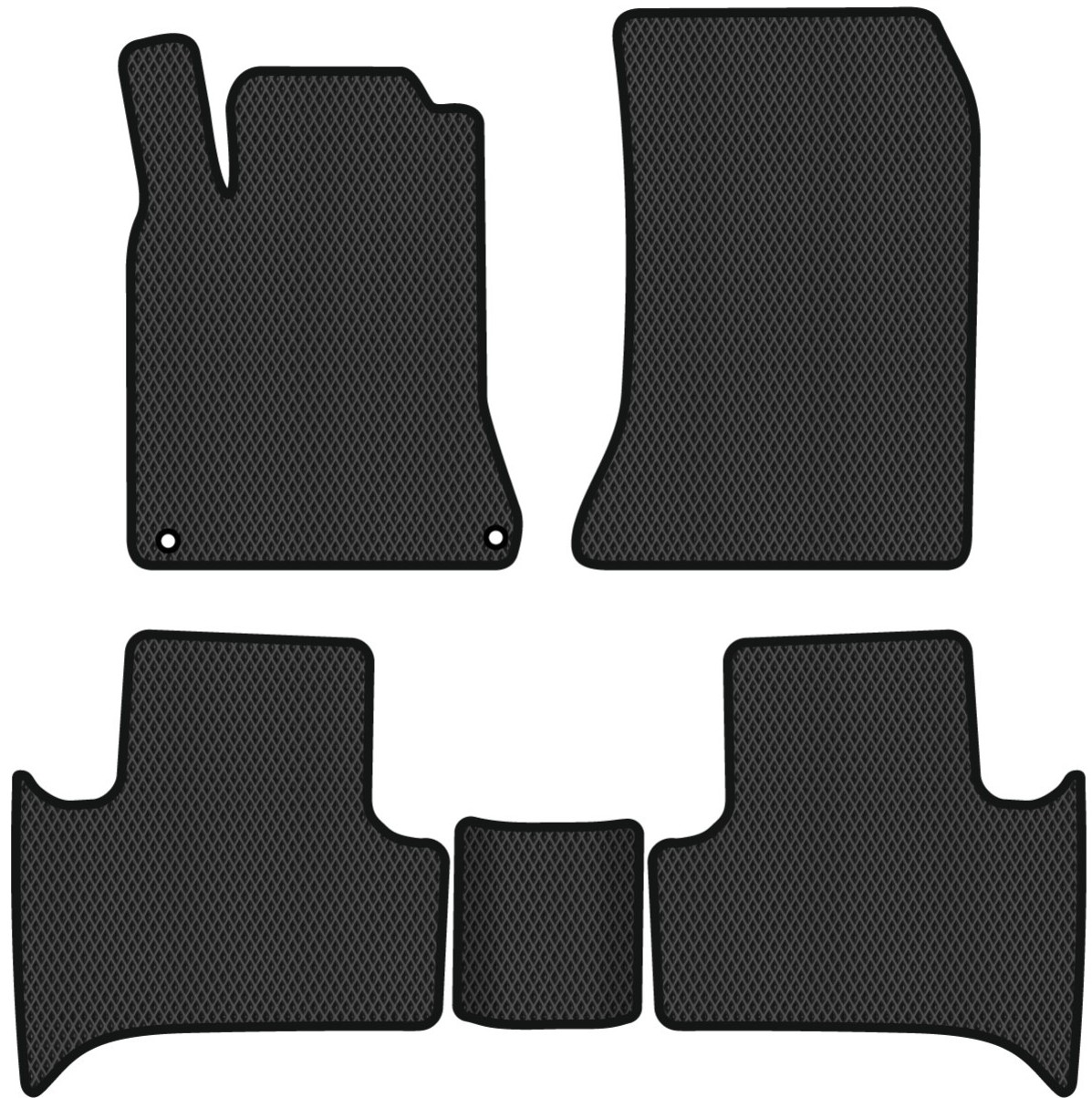 EVA коврики в салон авто EVAtech для B-Class (W246) Electric Mercedes-Benz 2011-2018 2 поколение Htb EU MB1676C5MS2RBB - Фото 1