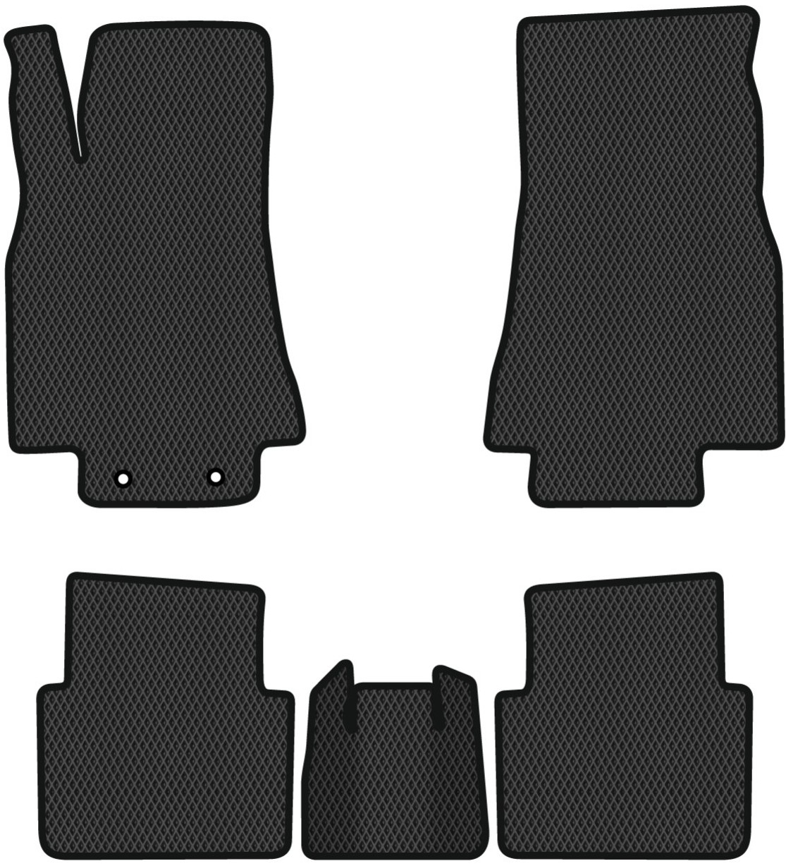 EVA коврики в салон авто EVAtech для B-Class (W245) Mercedes-Benz 2005-2011 1 поколение Htb EU MB1794C5AV2RBB - Фото 1