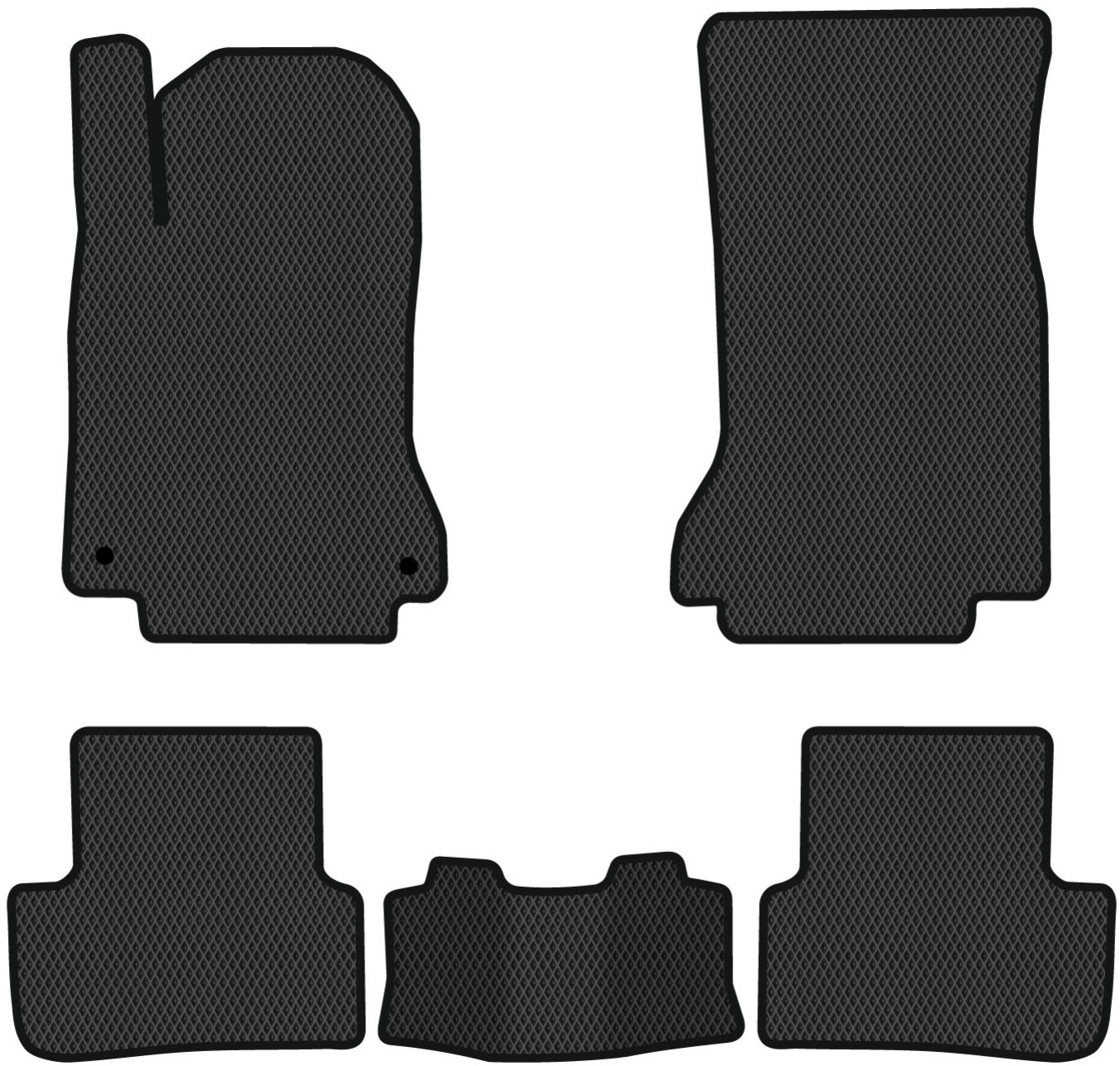 EVA коврики в салон авто EVAtech для GLA-Class (X156) Mercedes-Benz 2013-2019 1 поколение SUV EU MB1798C5MS2RBB - Фото 1