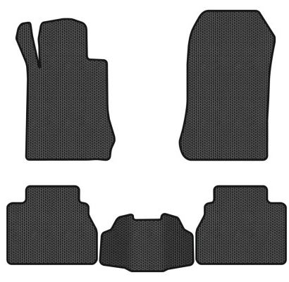 EVA килимки в салон авто EVAtech для E-Class (W210) RWD Mercedes-Benz 1995-2002 2 покоління Sedan EU MB21105C5SBB - Фото 1