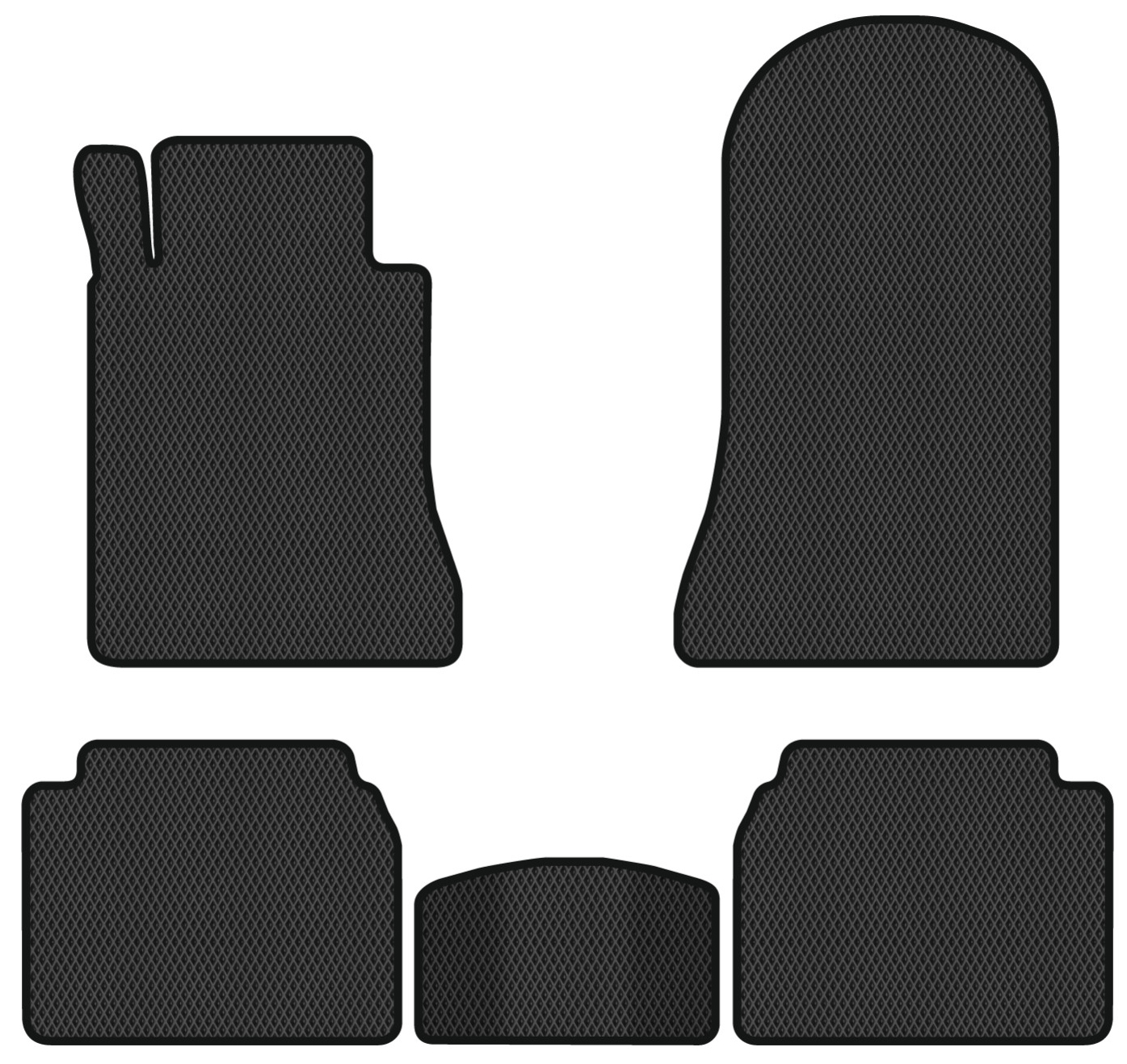 EVA килимки в салон авто EVAtech для E-Class (W124) Mercedes-Benz 1984-1997 1 покоління Sedan EU MB21719C5RBB - Фото 1