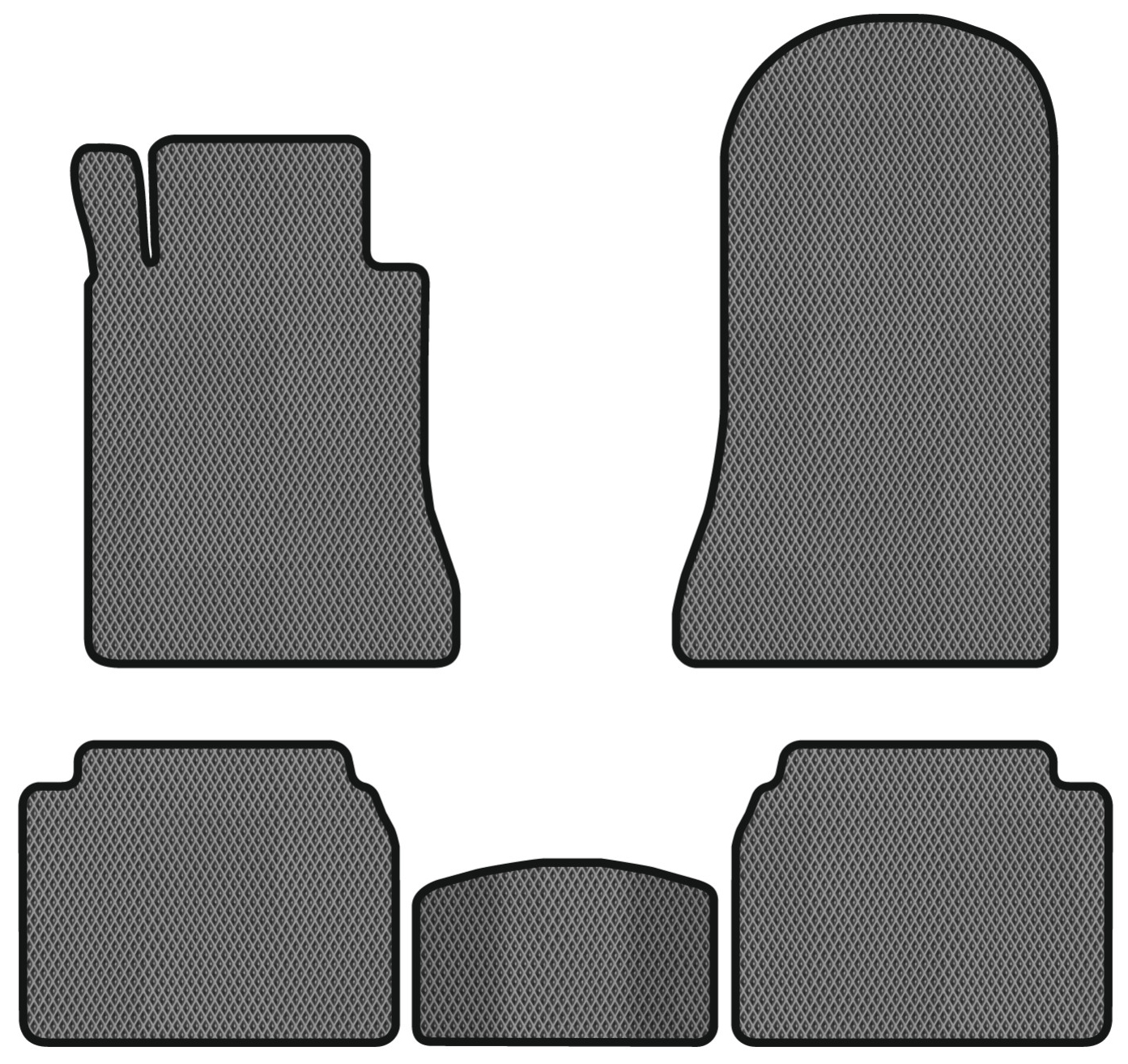 EVA килимки в салон авто EVAtech для E-Class (W124) Mercedes-Benz 1984-1997 1 покоління Sedan EU MB21719C5RGB - Фото 1