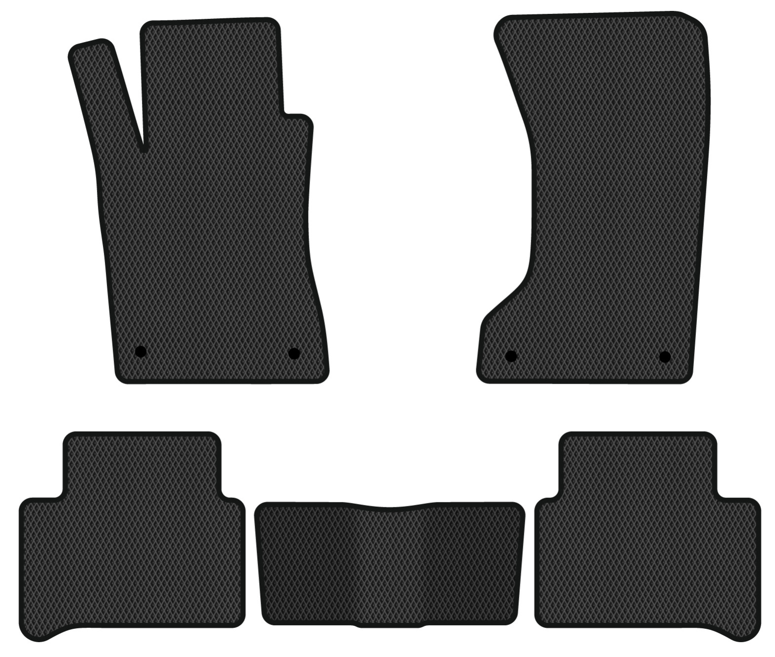 EVA килимки в салон авто EVAtech для E-Class (W211) 4WD Mercedes-Benz 2002-2009 3 покоління Sedan EU MB3158C5MS4RBB - Фото 1