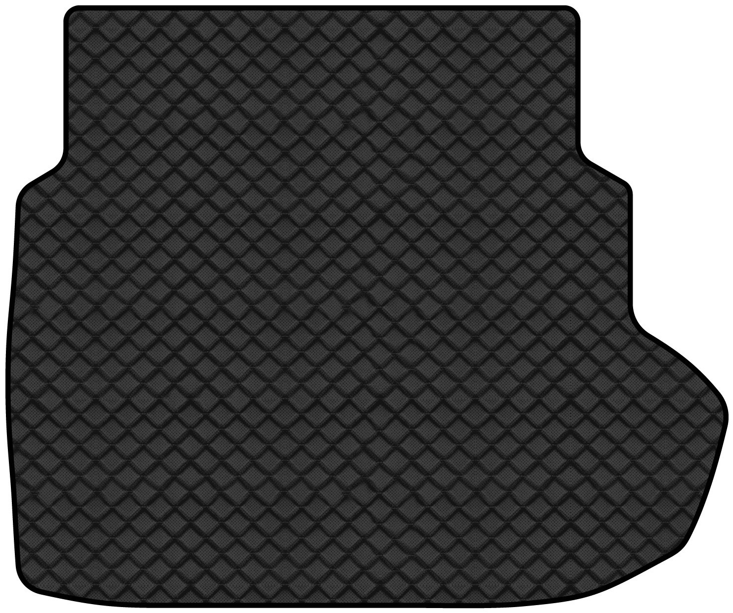 Килимок з екошкіри в багажник авто EVAtech ECO для E-Class (W211) RWD Mercedes-Benz 2002-2009 3 покоління Sedan EU MB3400B1BBLB - Фото 1