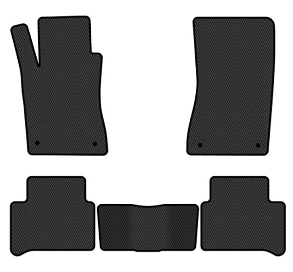 EVA килимки в салон авто EVAtech для E-Class (W211) RWD Mercedes-Benz 2002-2009 3 покоління Sedan EU MB3400C5MS4RBB - Фото 1