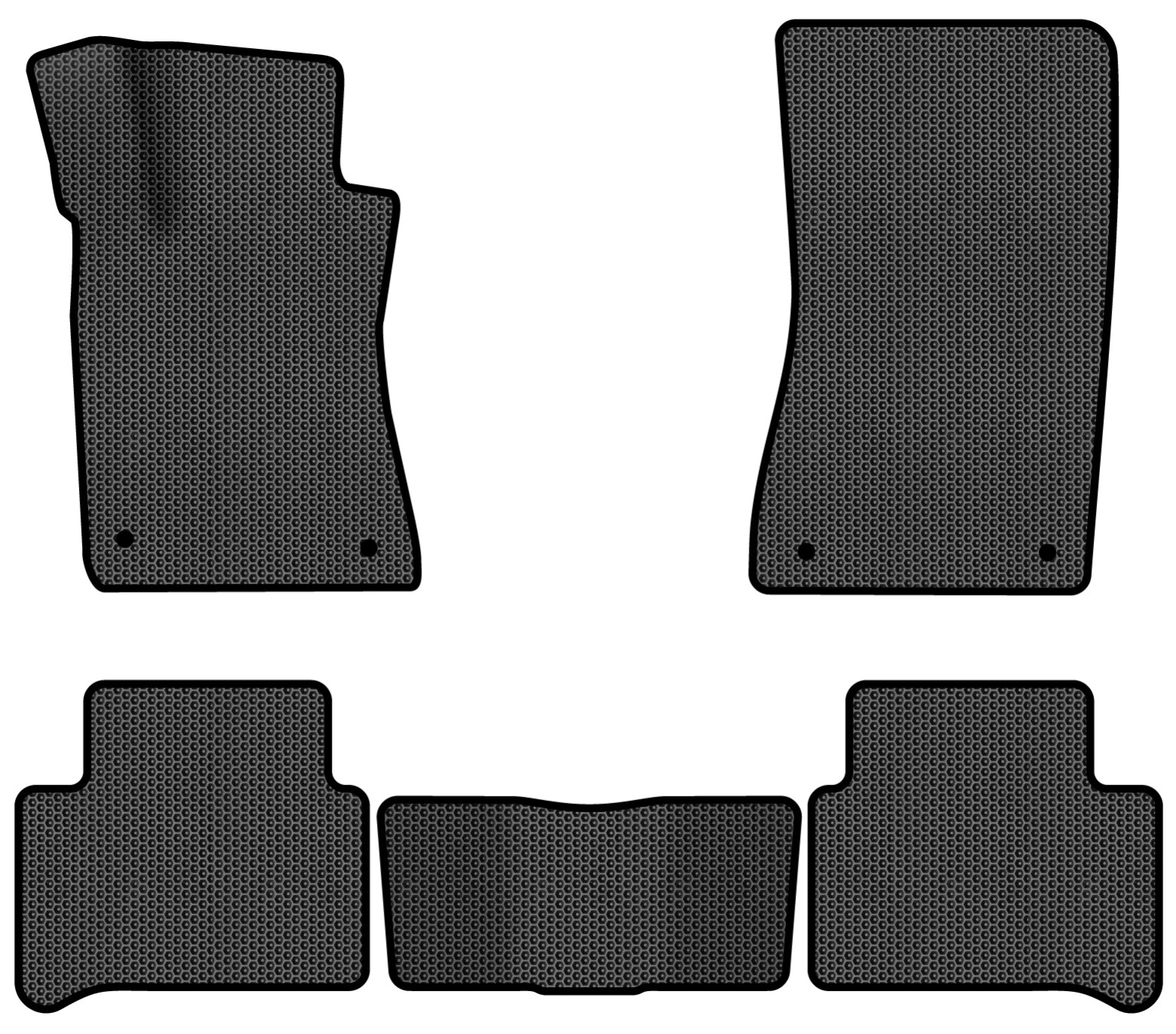 EVA килимки в салон авто EVAtech для E-Class (W211) RWD Mercedes-Benz 2002-2009 3 покоління Sedan EU MB3400CD5MS4SBB - Фото 1