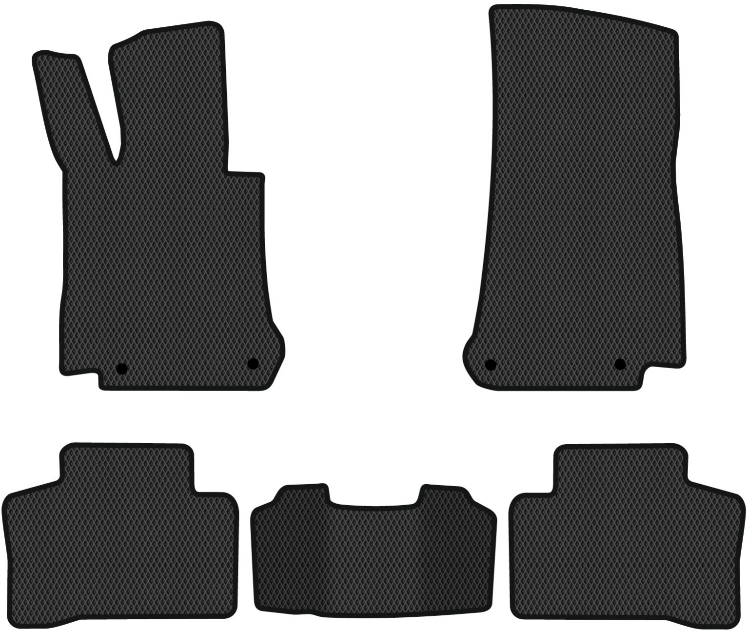 EVA коврики в салон авто EVAtech для EQC (N293) Mercedes-Benz 2018 1 поколение SUV EU MB41651C5MS4RBB - Фото 1