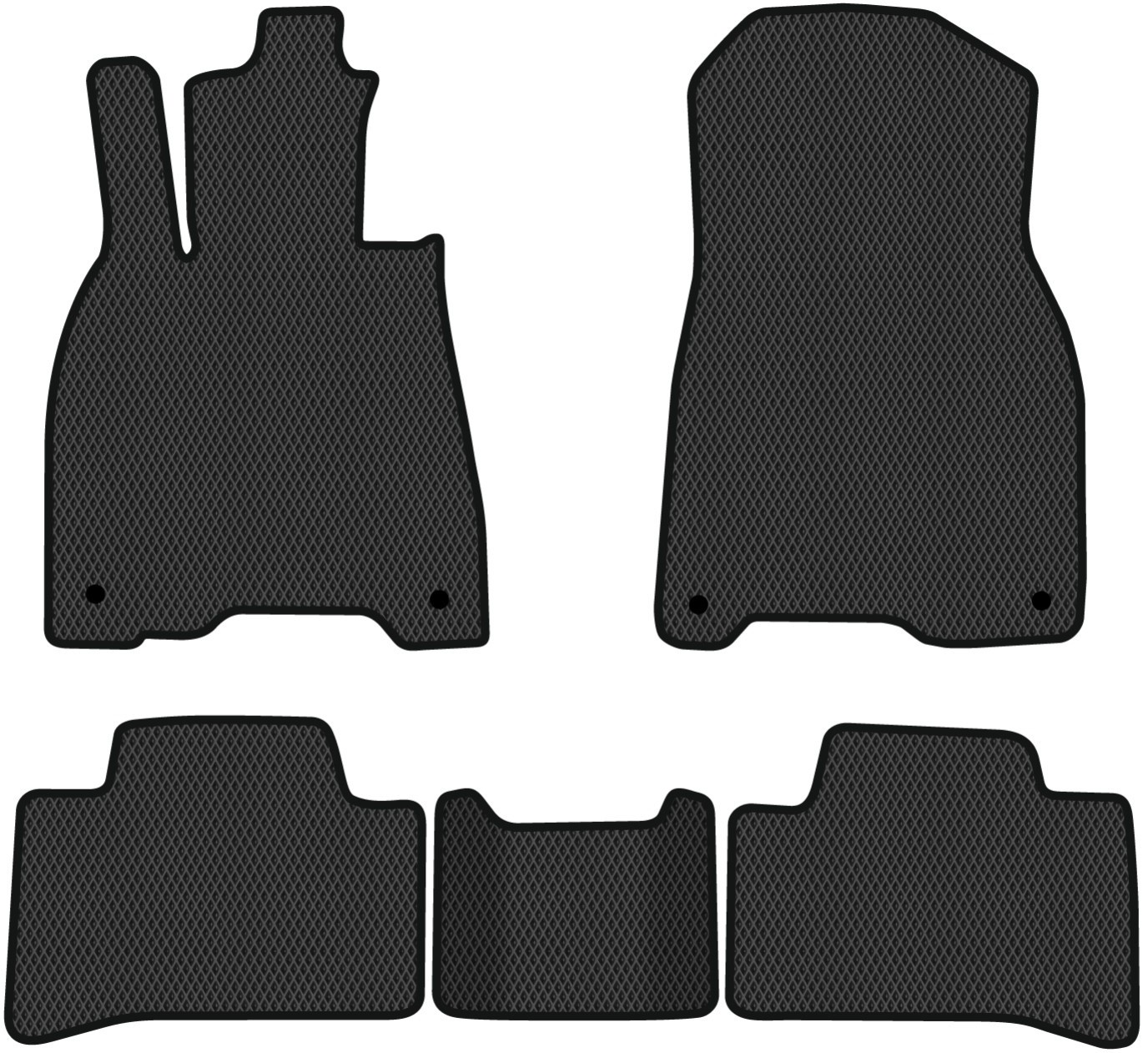 EVA коврики в салон авто EVAtech для EQE (V295) Mercedes-Benz 2022 1 поколение Sedan EU MB43909C5MS4RBB - Фото 1