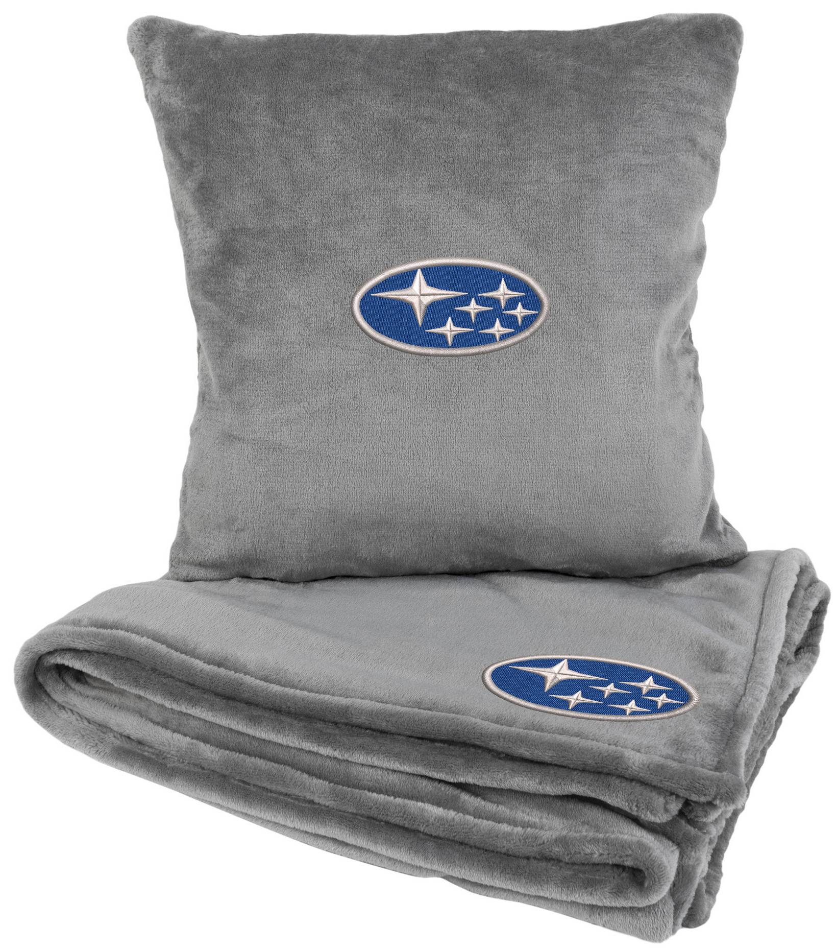 Купити Набір плед + подушка в авто EVAtech із махри M для Subaru сірі MBLMPSMGV029 - Фото 1 Набір плед + подушка в авто EVAtech із махри M для Subaru сірі MBLMPSMGV029 - Фото 1