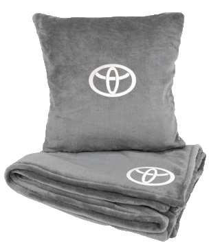 Купити Набір плед + подушка в авто EVAtech M для Toyota сірі MBLMPSMGV030 - Фото 1 Набір плед + подушка в авто EVAtech M для Toyota сірі MBLMPSMGV030 - Фото 1