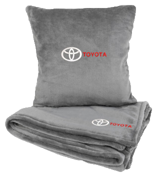 Купити Набір плед + подушка в авто EVAtech M для Toyota сірі MBLMPSMGV031 - Фото 1 Набір плед + подушка в авто EVAtech M для Toyota сірі MBLMPSMGV031 - Фото 1