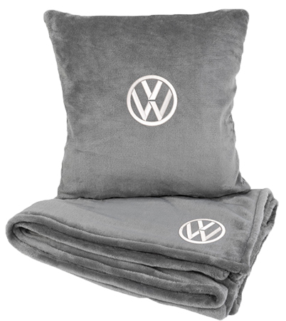 Купити Набір плед + подушка в авто EVAtech M для Volkswagen сірі MBLMPSMGV032 - Фото 1 Набір плед + подушка в авто EVAtech M для Volkswagen сірі MBLMPSMGV032 - Фото 1