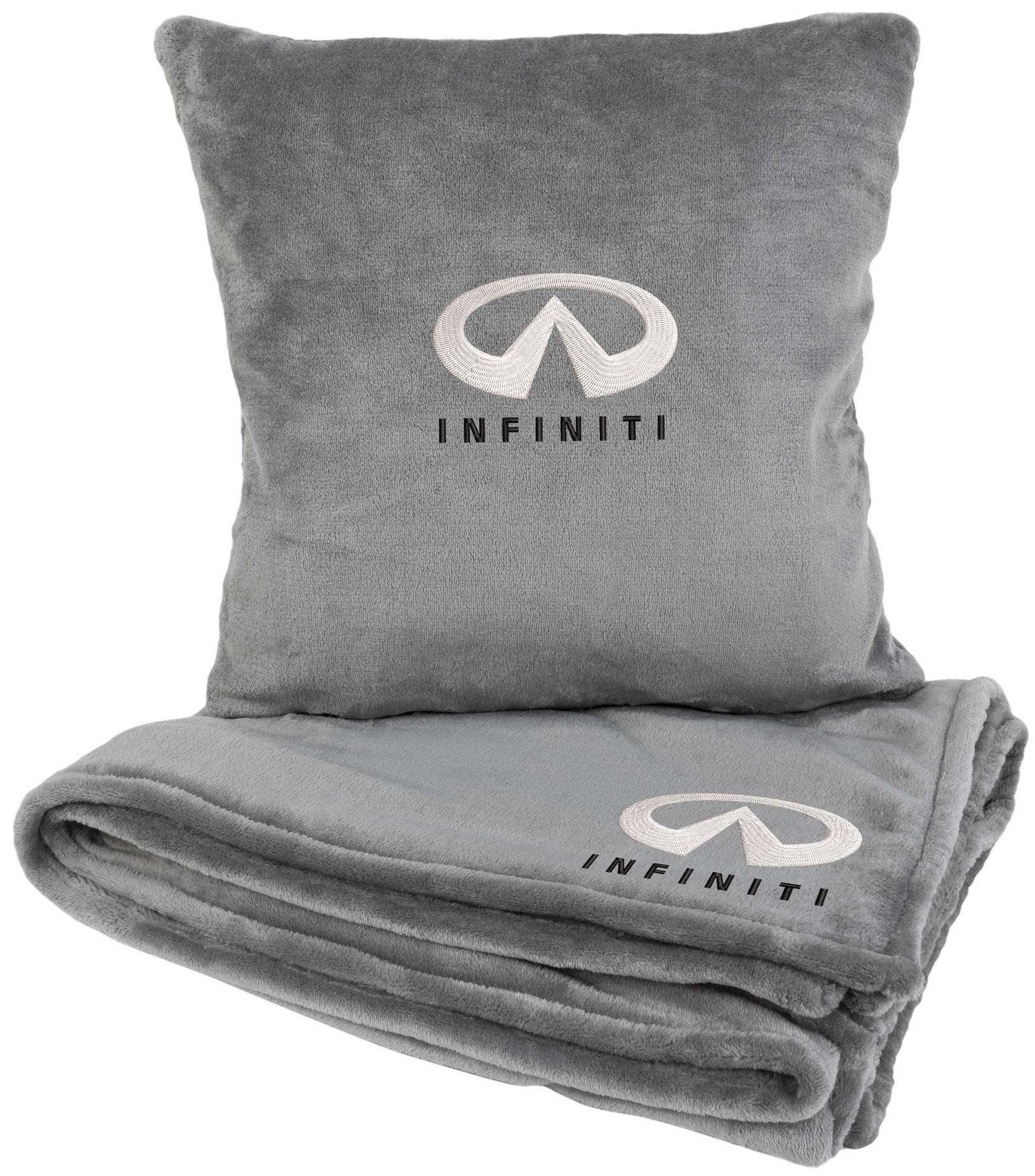 Купити Набір плед + подушка в авто EVAtech із махри M для Infiniti сірі MBLMPSMGV036 - Фото 1 Набір плед + подушка в авто EVAtech із махри M для Infiniti сірі MBLMPSMGV036 - Фото 1