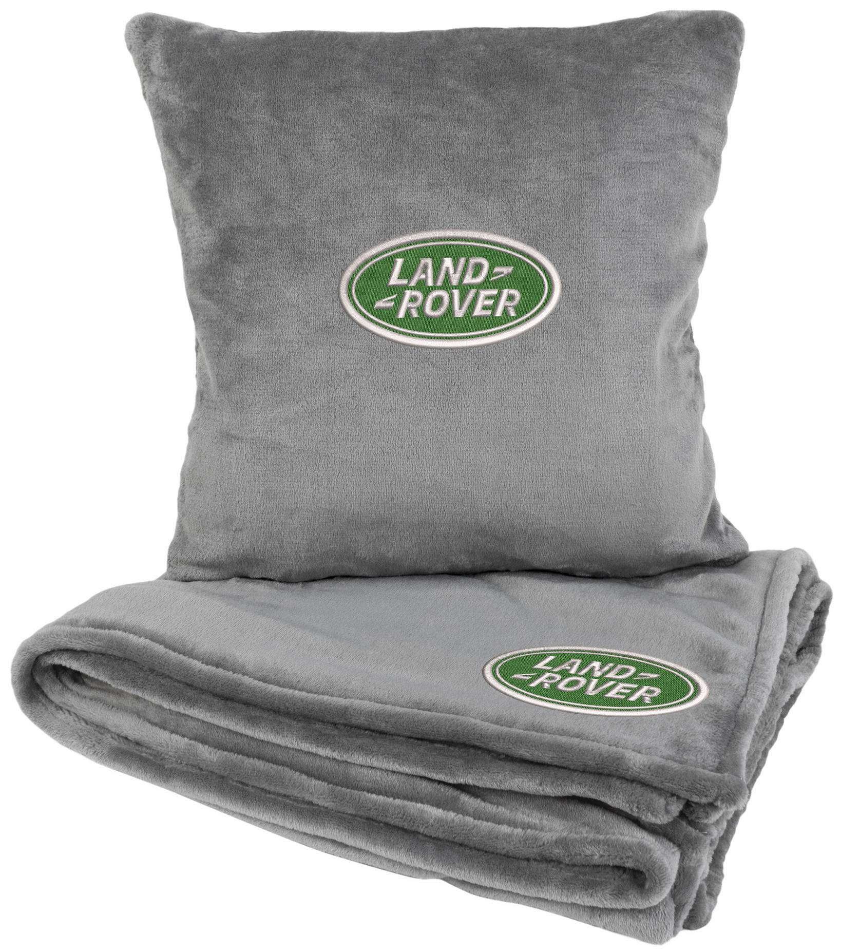 Купити Набір плед + подушка в авто EVAtech із махри M для Land Rover сірі MBLMPSMGV038 - Фото 1 Набір плед + подушка в авто EVAtech із махри M для Land Rover сірі MBLMPSMGV038 - Фото 1