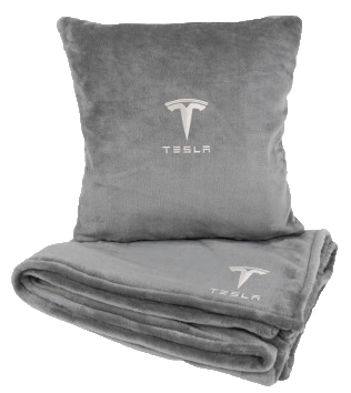 Купити Набір плед + подушка в авто EVAtech M для Tesla сірі MBLMPSMGV040 - Фото 1 Набір плед + подушка в авто EVAtech M для Tesla сірі MBLMPSMGV040 - Фото 1