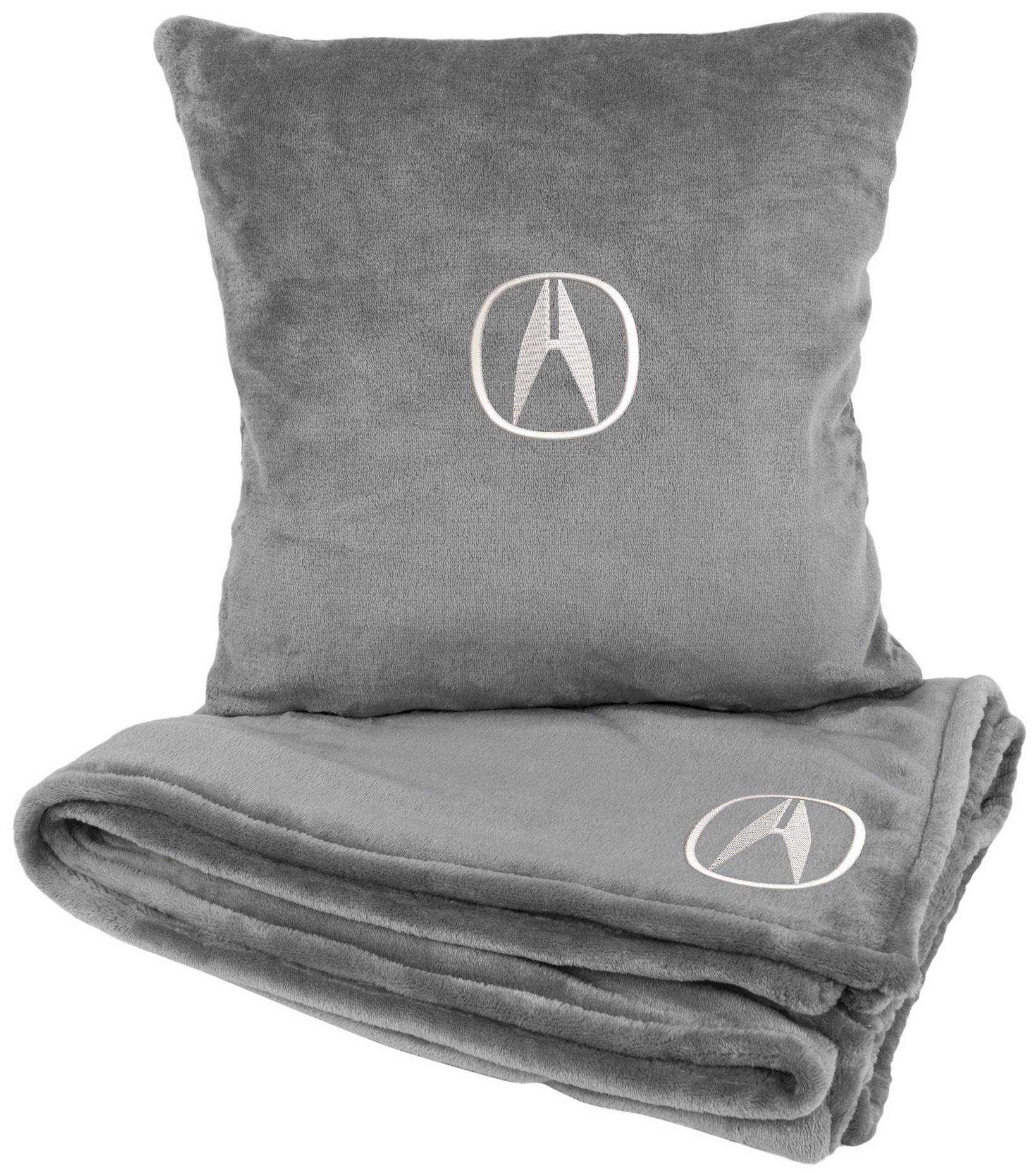 Купити Набір плед + подушка в авто EVAtech із махри M для Acura сірі MBLMPSMGV045 - Фото 1 Набір плед + подушка в авто EVAtech із махри M для Acura сірі MBLMPSMGV045 - Фото 1