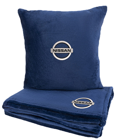 Купить Набор плед + подушка в авто EVAtech M для Nissan синие MBLMPSMLV021 - Фото 1 Набор плед + подушка в авто EVAtech M для Nissan синие MBLMPSMLV021 - Фото 1