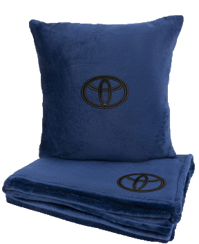 Купити Набір плед + подушка в авто EVAtech M для Toyota сині MBLMPSMLV119 - Фото 1 Набір плед + подушка в авто EVAtech M для Toyota сині MBLMPSMLV119 - Фото 1