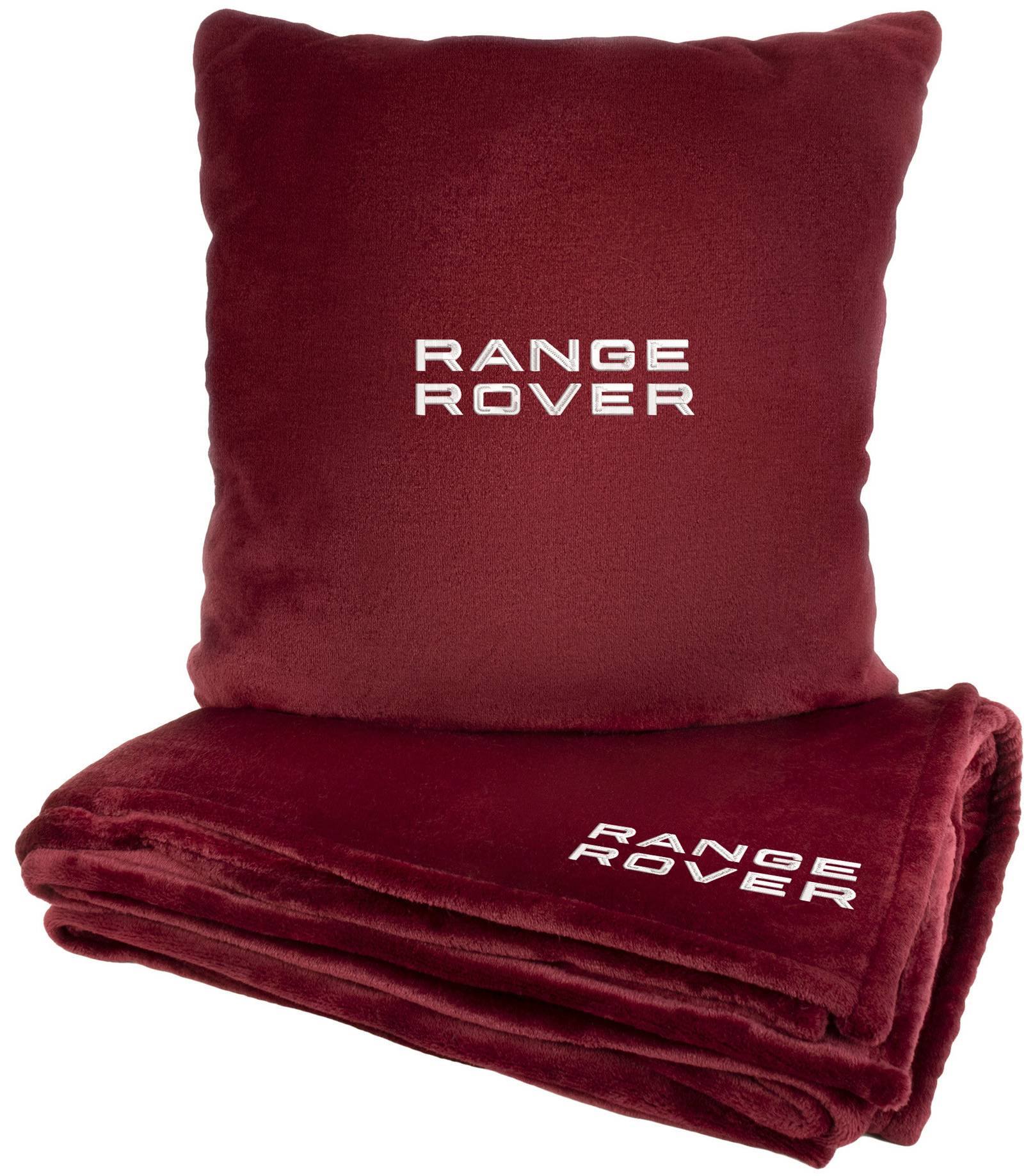 Набір плед + подушка в авто EVAtech M для Range Rover червоні MBLMPSMRV076 - Фото 1
