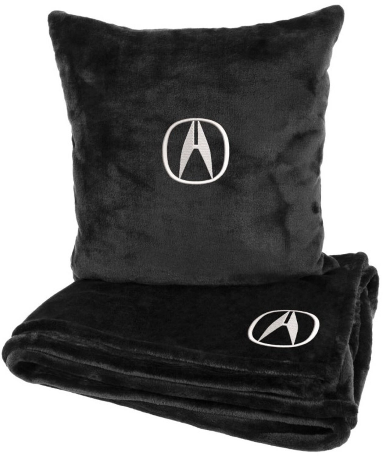 Купити Набір плед + подушка в авто EVAtech із махри S для Acura Чорні (MBLMPSSBV045) - Фото 1 Набір плед + подушка в авто EVAtech із махри S для Acura Чорні (MBLMPSSBV045) - Фото 1