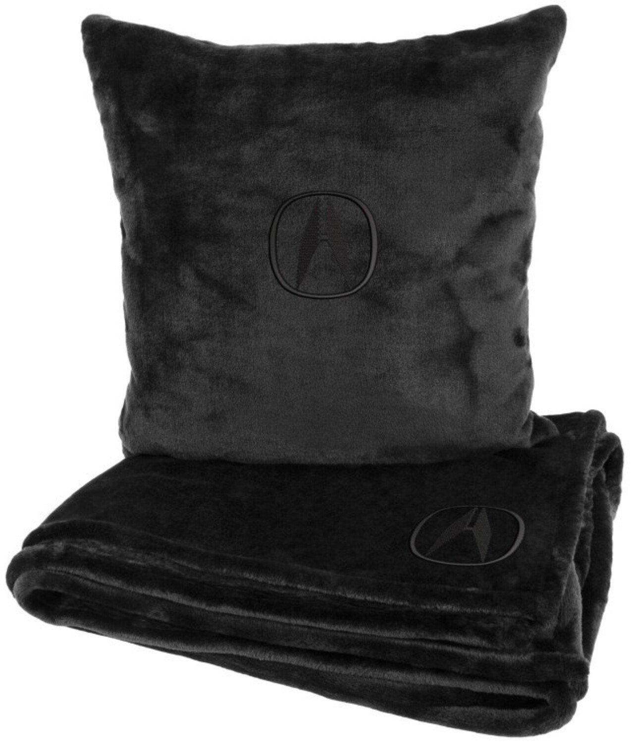 Купити Набір плед + подушка в авто EVAtech із махри S для Acura Чорні (MBLMPSSBV046) - Фото 1 Набір плед + подушка в авто EVAtech із махри S для Acura Чорні (MBLMPSSBV046) - Фото 1