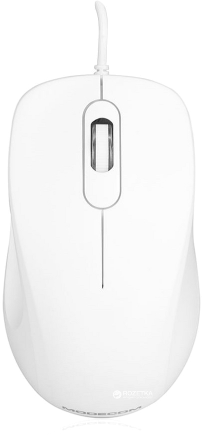 Мышь проводная Modecom MC-M10 White (M-MC-0M10-200) - Фото 1