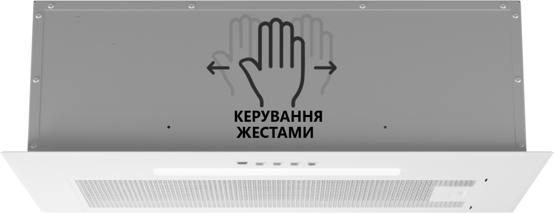 Вытяжка встраиваемая Akpo WK-12 Micra 700 White 60 - Фото 1