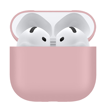 Чехол для наушников MAKE for Apple AirPods 4 Silicone Pink (MCL-AA4PK) - Фото 1