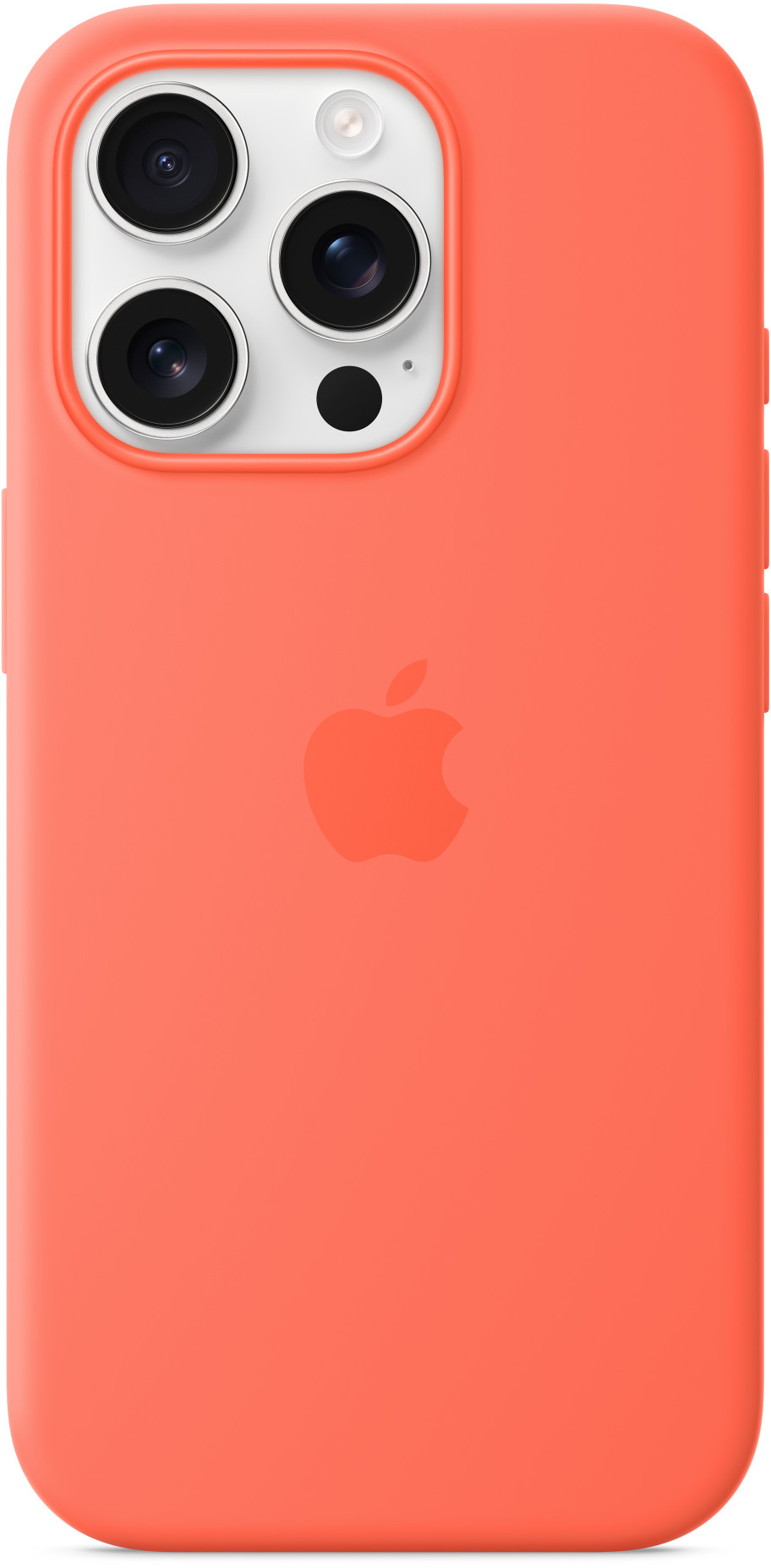 Чехол для смартфона Apple Silicone Case with MagSafe Tangerine iPhone 16 Pro (MDFY4ZM/A) - Фото 1