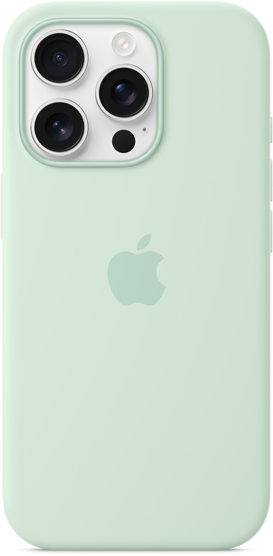 Чехол для смартфона Apple Silicone Case with MagSafe Aquamarine iPhone 16 Pro (MDG04ZM/A) - Фото 1