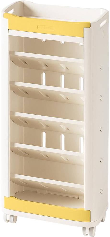 Стелаж Mealux Brooks White/Yellow (KD-E041 White/Yellow)